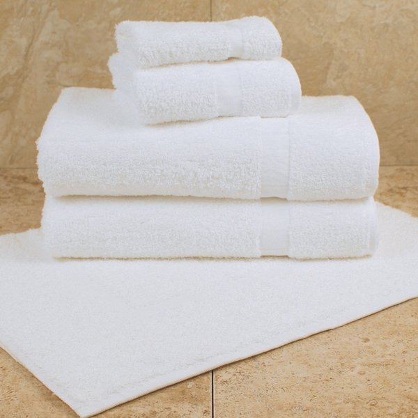 1888 Mills Wash Cloth, 12 In X 12 In, 12PK W252-U-WHT-1-DP20